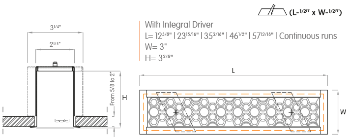 Honeycomb TIR-BXH-R