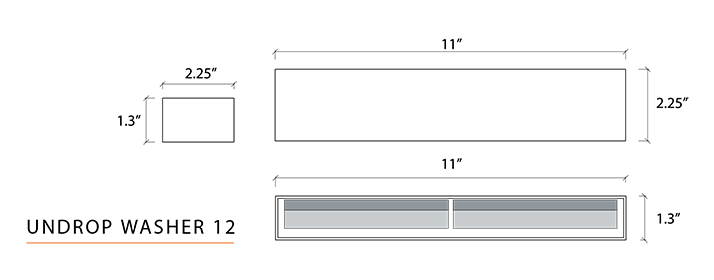 Undrop Washer Linear Standard