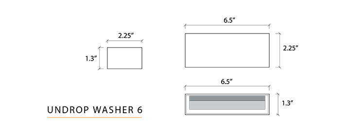 Undrop Washer Linear Standard