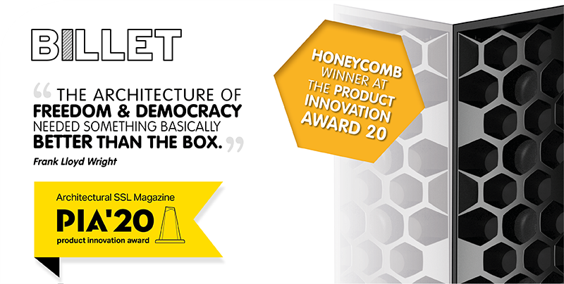 HONEYCOMB WINNER @ THE PRODUCT INNOVATION AWARD 2020